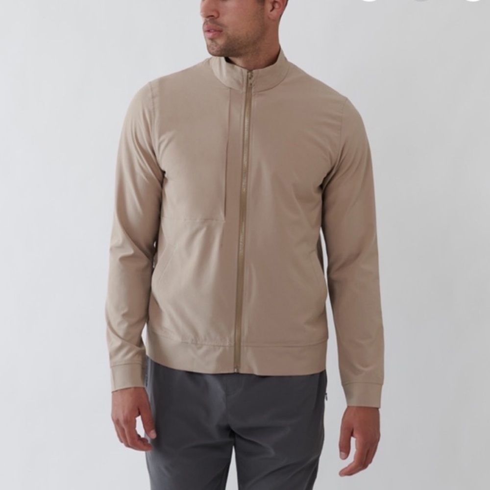 NWT Grand Running Club Marco Jacket in Taupe, L